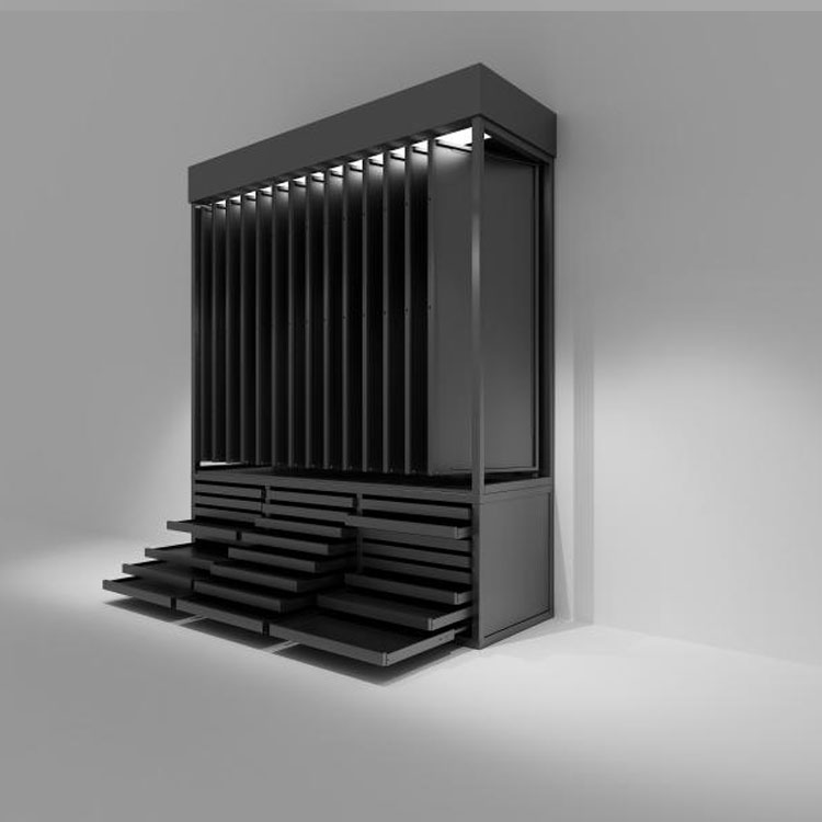 Rack d'affichage en aluminium