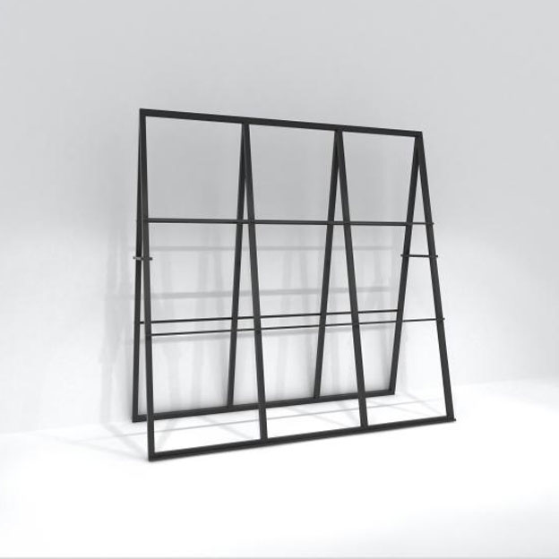 Support vertical vertical en aluminium
