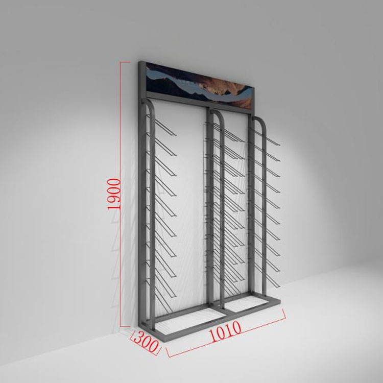 Rack d'écran de plancher en bois